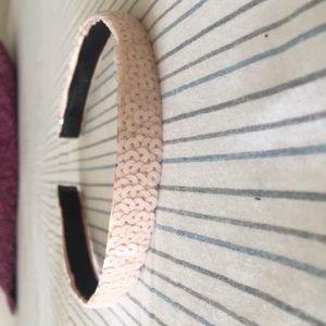 Pink sequins headband